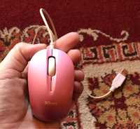 Mouse trust cu fir mouse roz mouse mic roz cu fir