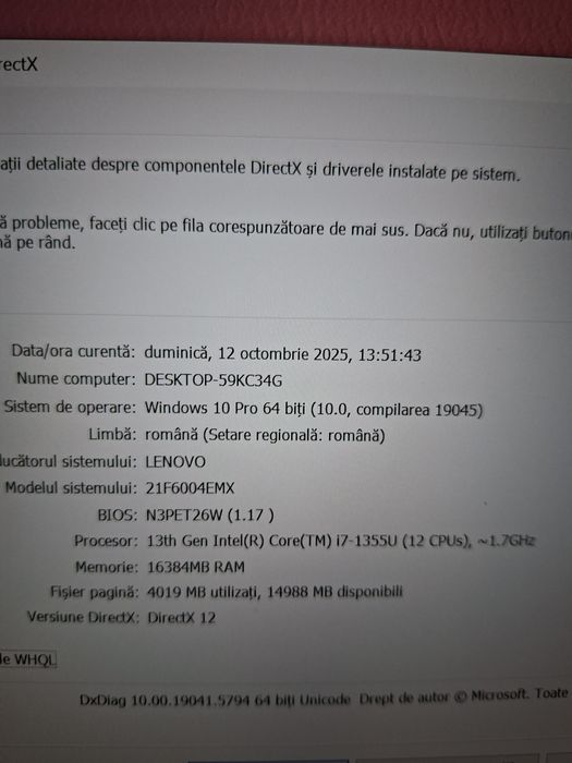 Laptop Laptop Lenovo ThinkPad T14s i7-1355U