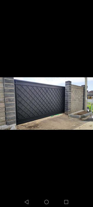 Ворота автоматические,откатные, консольные. Сергей.