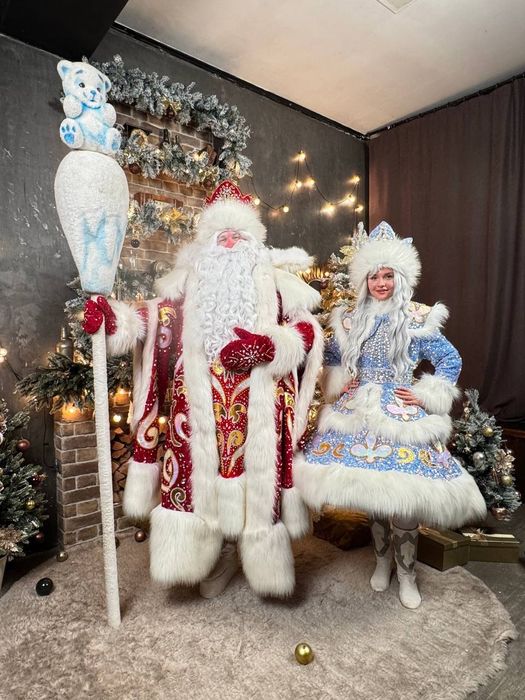 Премиум Дед мороз. Снегурочка. Qor bobo. Шоу. Новогоднее шоу. Гринч.