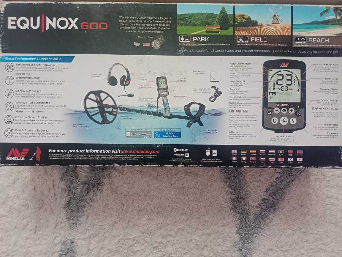 Металлоискатель Minelab EQUINOX 600