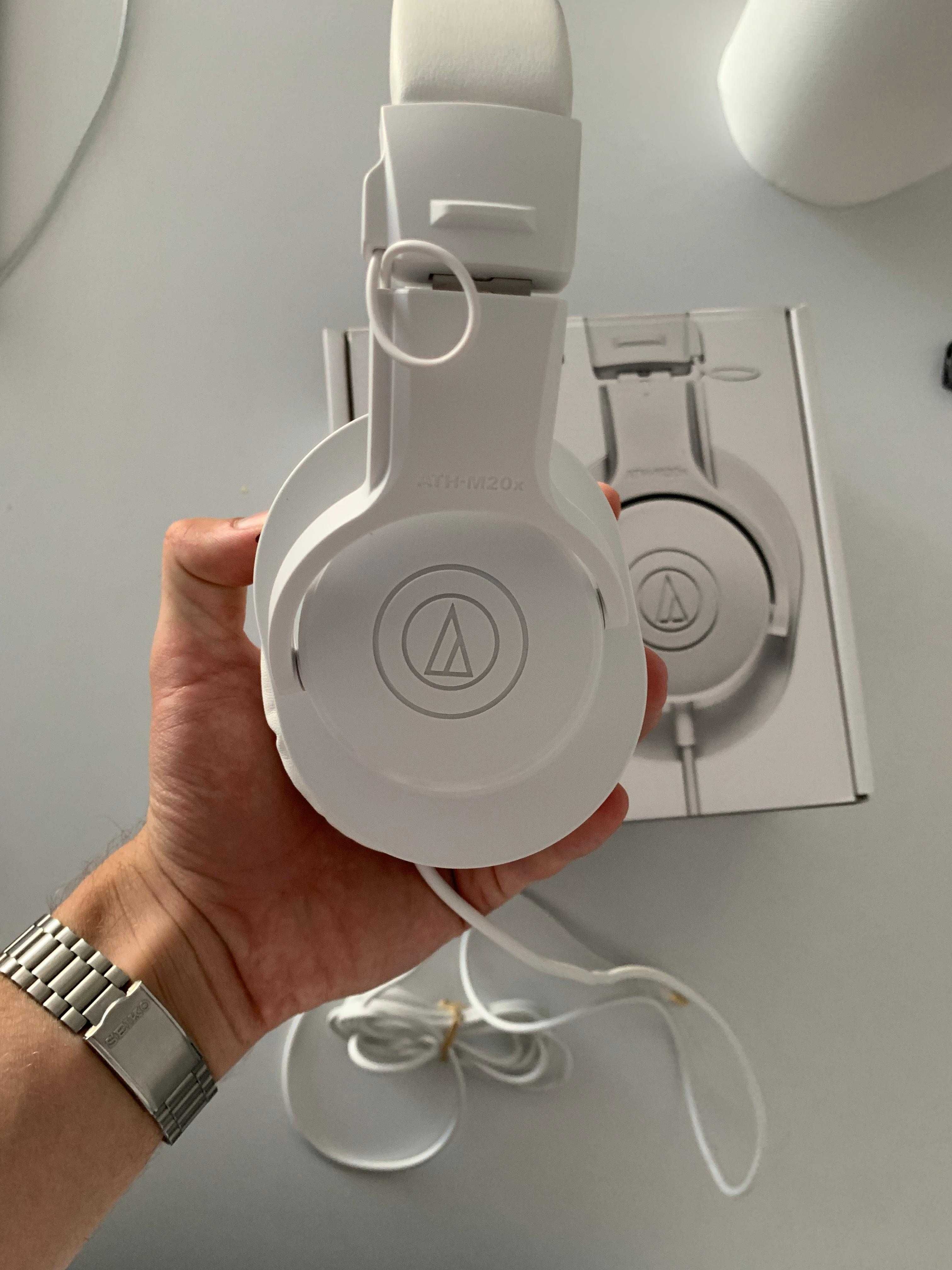 Casti Audio-Technica ATH-M20x Alb ca NOI