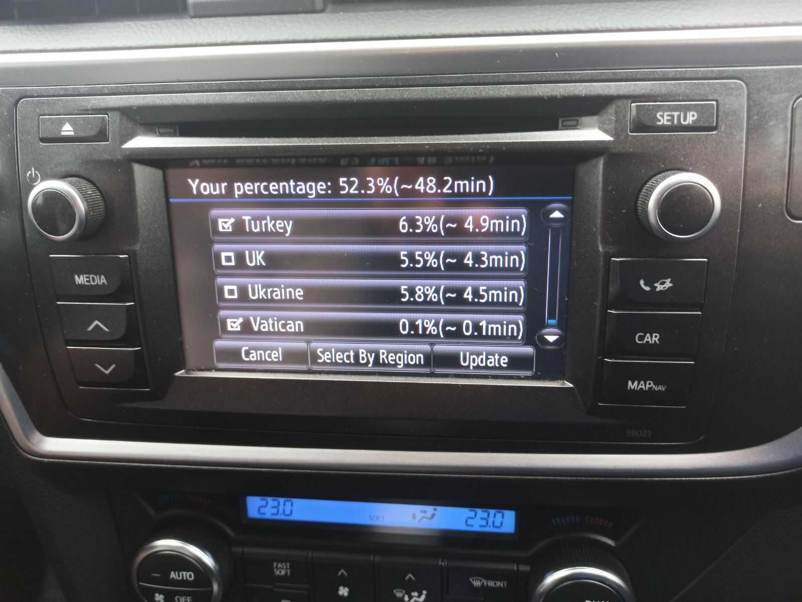 2025 карти Toyota Touch & Go ъпдейт навигация Тойота чрез USB + код