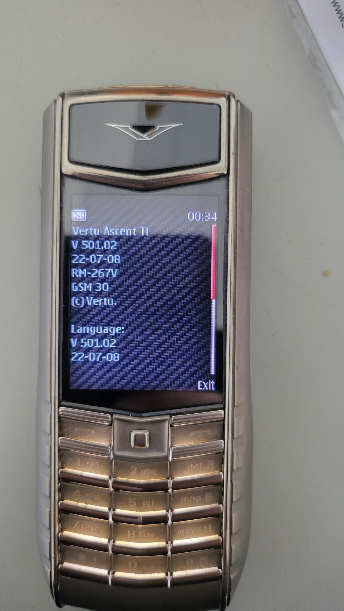 Vertu Ascent Ti Оригинал!