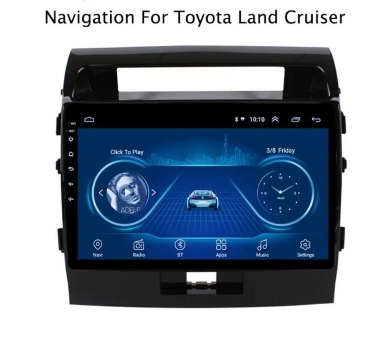 Navigatie dedicata Android -TOYOTA Land Cruiser-10inch- 2007 - 2015