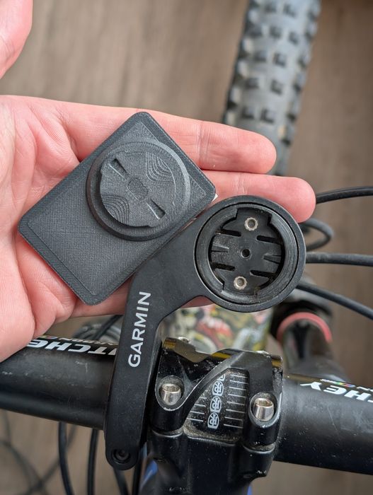 Adaptor Universal pentru Suport Garmin Printat 3D, bandă Adezivă Tesa