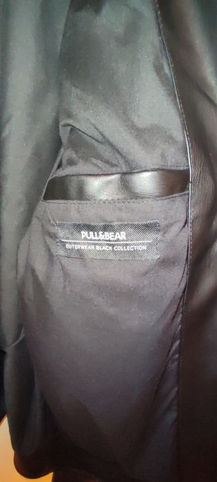 Ново кожено мъжко  яке Pull Bear