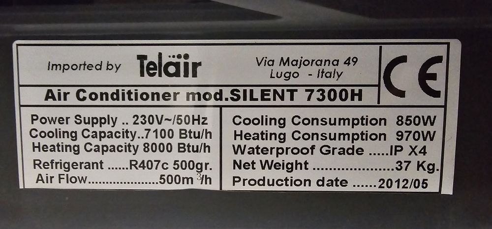 Telair Silent 7300H