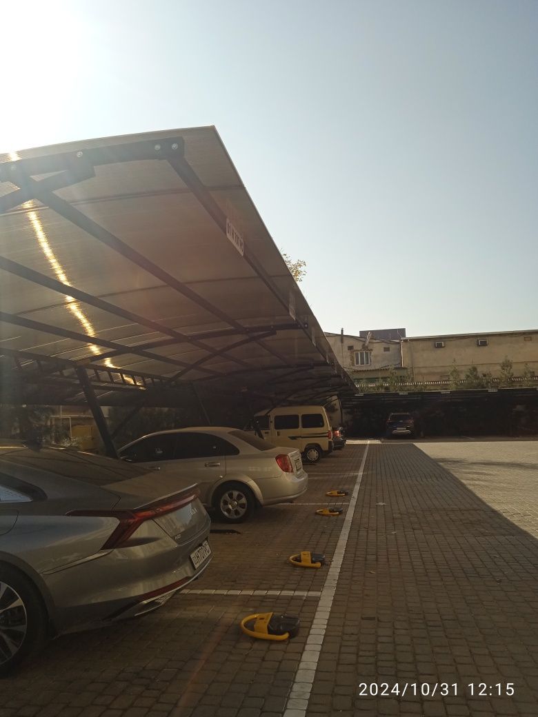 Авто навес мошина учун кишда. Кордан. Йомгирдан саклаш. Учун йозда