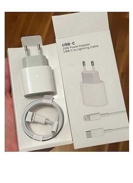 Set incarcator 20w fast charge iPhone adaptor + cablu incarcare -NOI