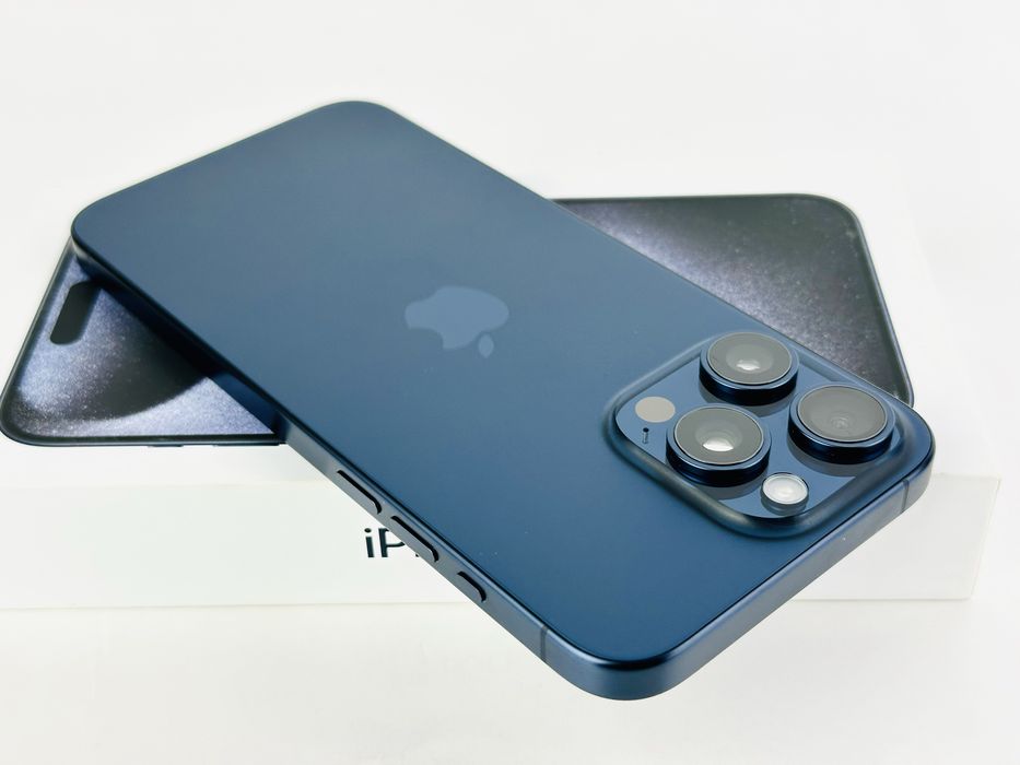 iPhone 15 Pro Max 256GB Blue Titanium USA! 92% Батерия! Гаранция!