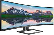 Monitor Curbat LED VA Philips 48.8", SuperWide 32:9, Dual QHD, 498P9