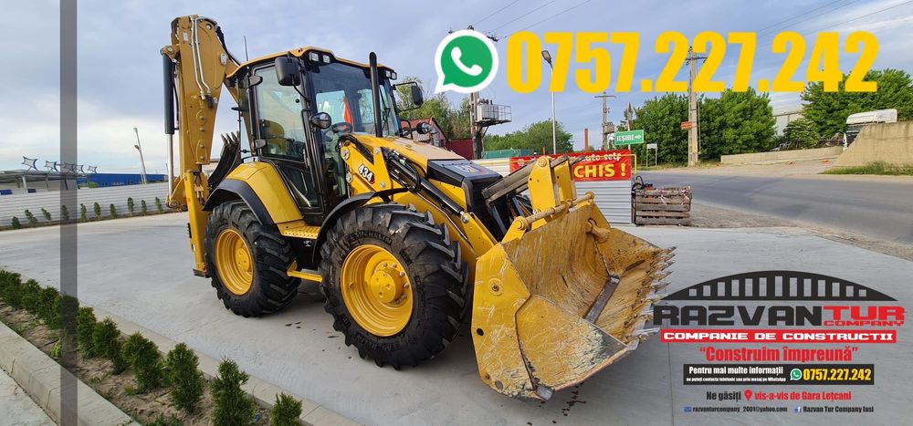 Buldoexcavator de INCHIRIAT ( 4 cupe + PICON)