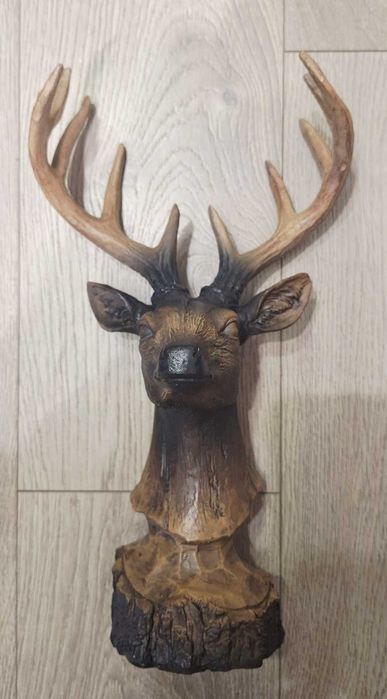 Нова Статуетка Елен - Трофей - Сувенир Еленче с Рога - 36см