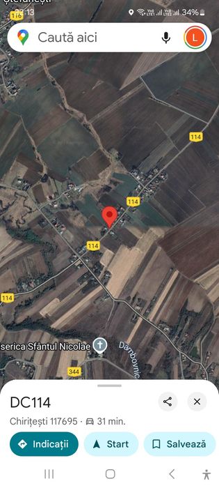 Vând Teren intravilan Suseni Bradu  Sat Chritesti Sup 4000 mp 10.000Eu