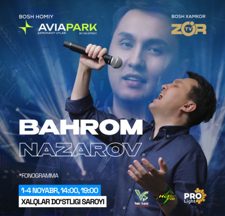 Konsertga biletlar bor! Soni cheklangan