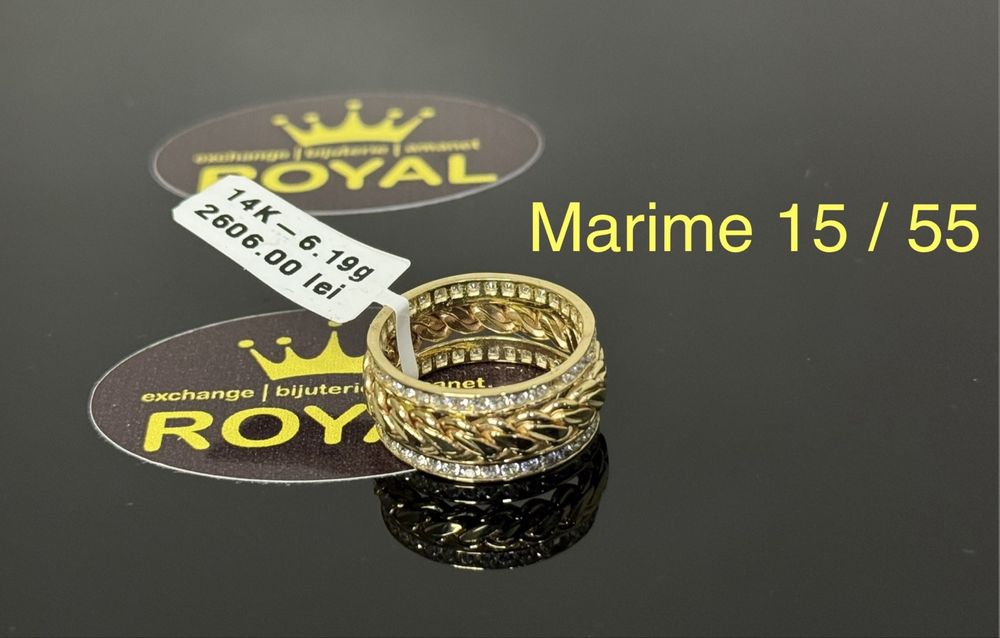 Bijuteria ROYAL : Verighete AUR 14K / 8.98 GR 6.19 GR