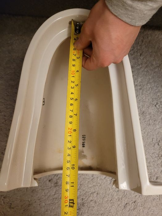 Semipiedestal lavoar baie alb