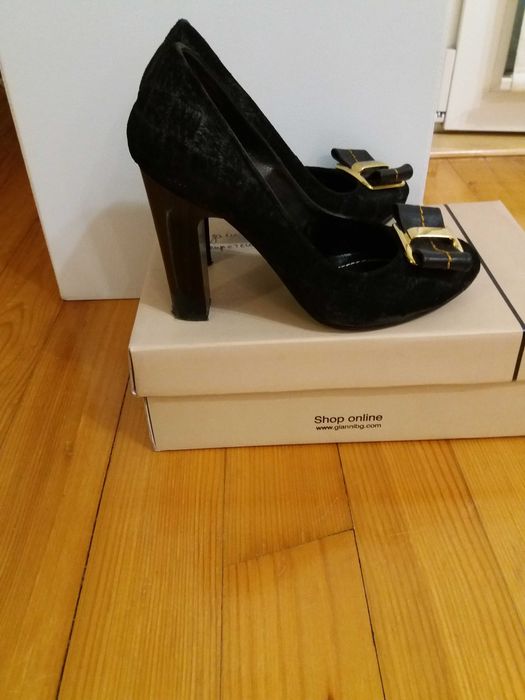 Нови кожени дамски обувки Gianni