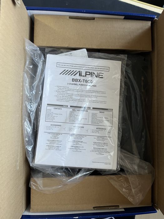 Amplficator NOU alpine bbx t600