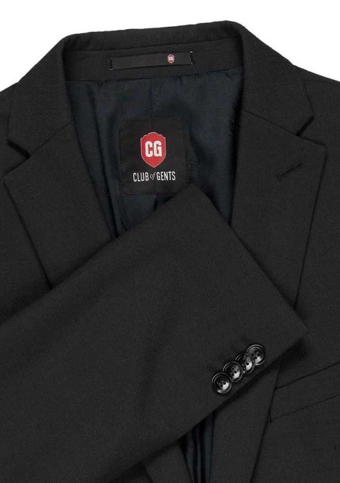 Sacou blazer slim 50 Lpremium Club Of Gents lana respirabila gri inchi