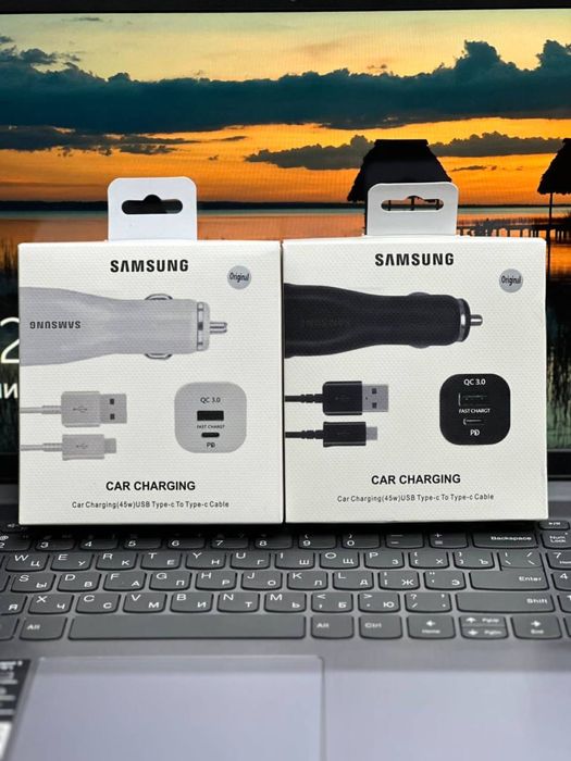 Автозарядка Тайпси USB Оригинал быстро заряжает Есть Каспи Ред