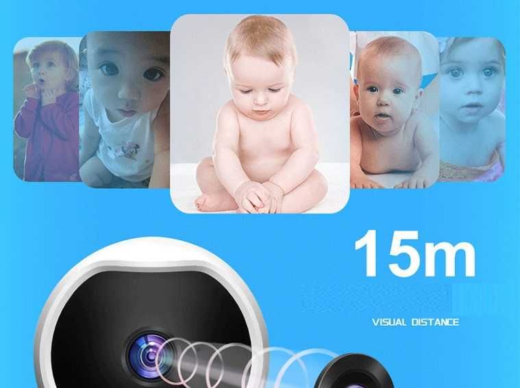 Baby Monitor 1080P / Rotire Automata 360 /Night / Detectare Miscare
