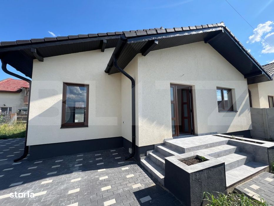 Casa individuala pe un nivel, 3 camere, 360 mp teren, zona Micesti