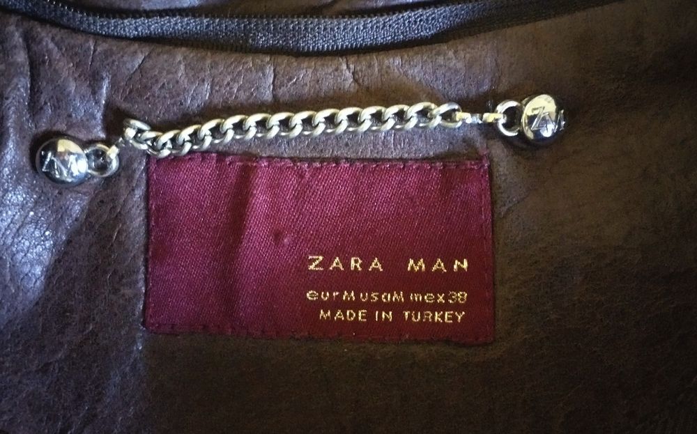 Jachete de piele Zara