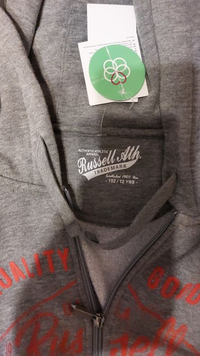 Hanorac nou Russell Ath 12 ani 152 cm