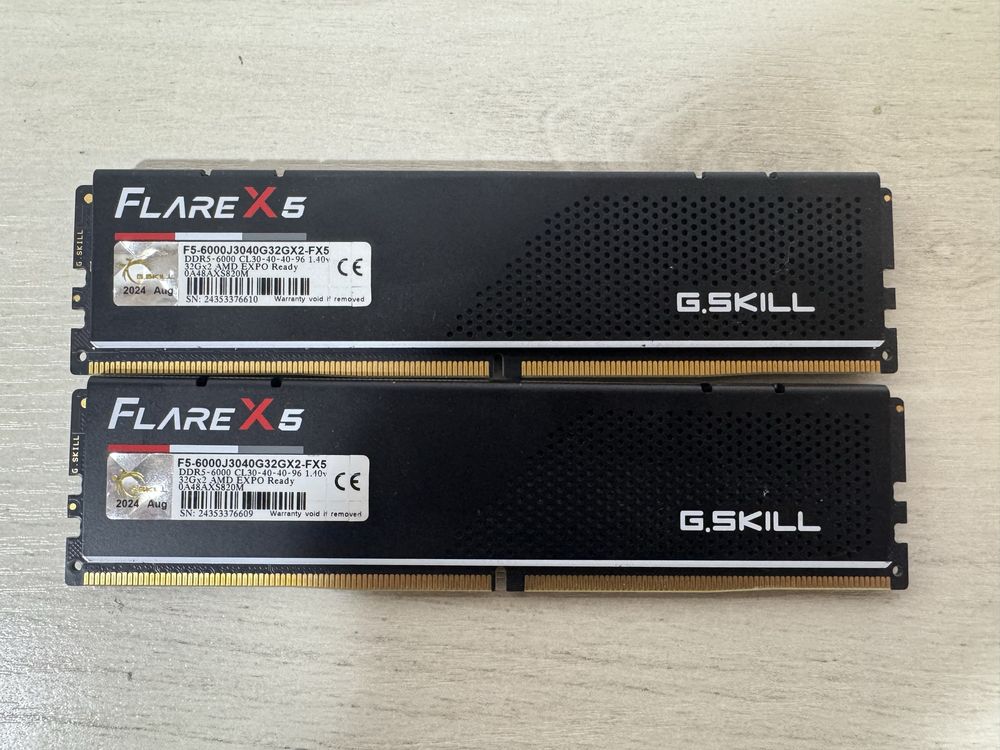 G.Skill Flare X5 AMD EXPO 2x32GB 6000MHz cl30