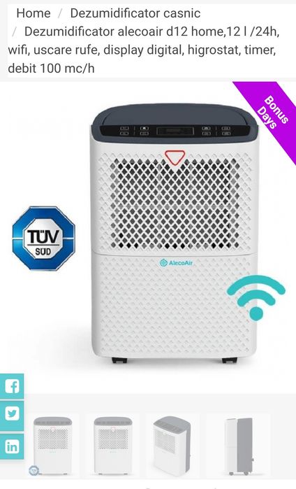 Dezumidificator ALECOAIR D12