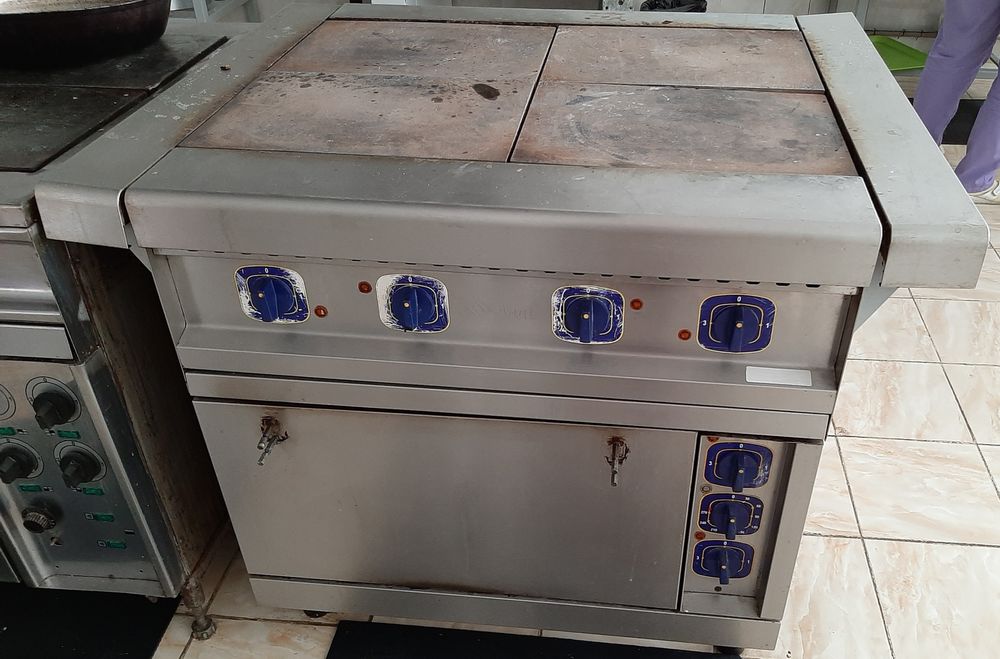 Ремонт установка промышленных электроплит пароконвектомат пицца печь