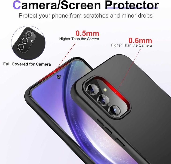 Husă Eiselen Samsung Galaxy A54 5G Silicon moale TPU Negru