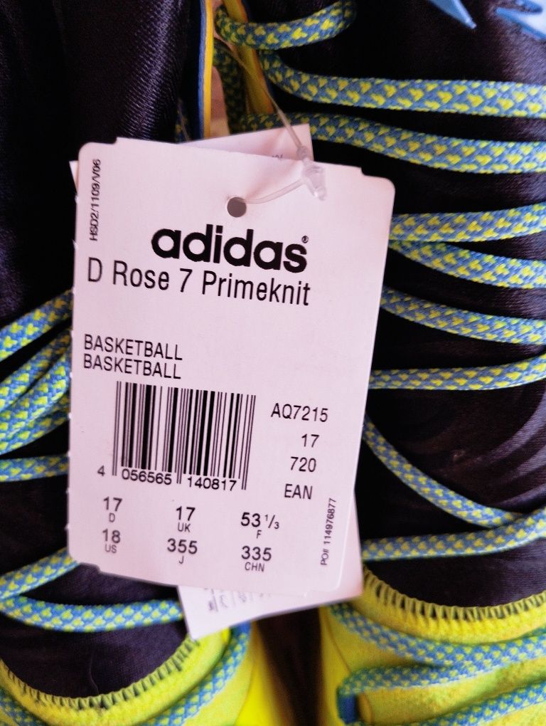 Adidas D Rose 7 Primeknit 'Volt' AQ7215