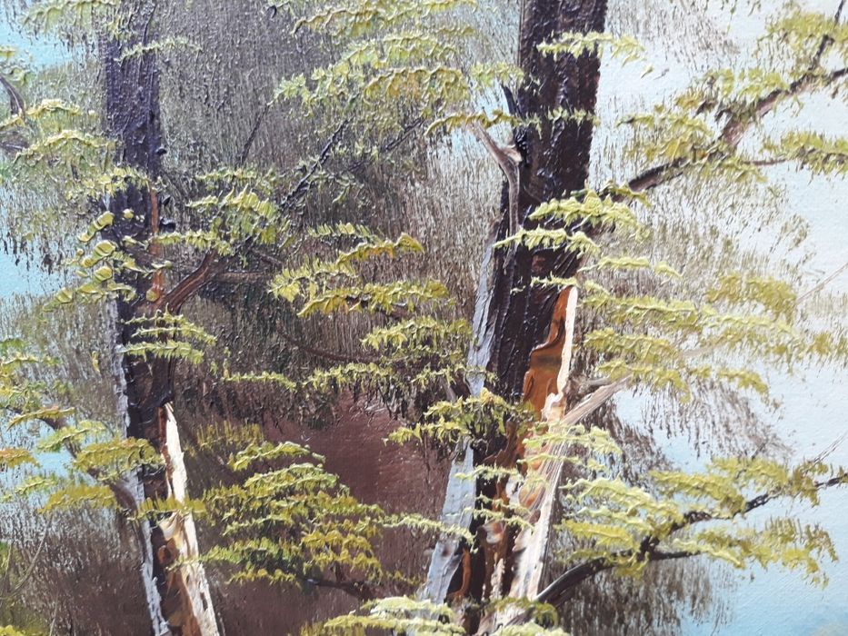 Tablou pictura ulei pe carton