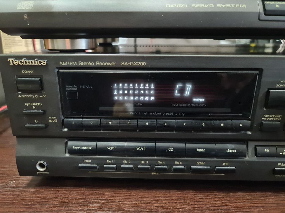 Amplificator plus cd player plus boxe technics.