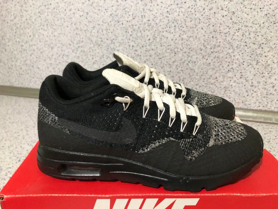 ОРИГИНАЛНИ *** Nike Wmns Air Max 1 Ultra Flyknit / Black & Grey