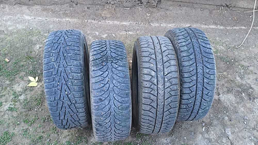 205/55/16 қыстық 4 балон сатылады 1 балонда порез бар жөндеуге келеді
