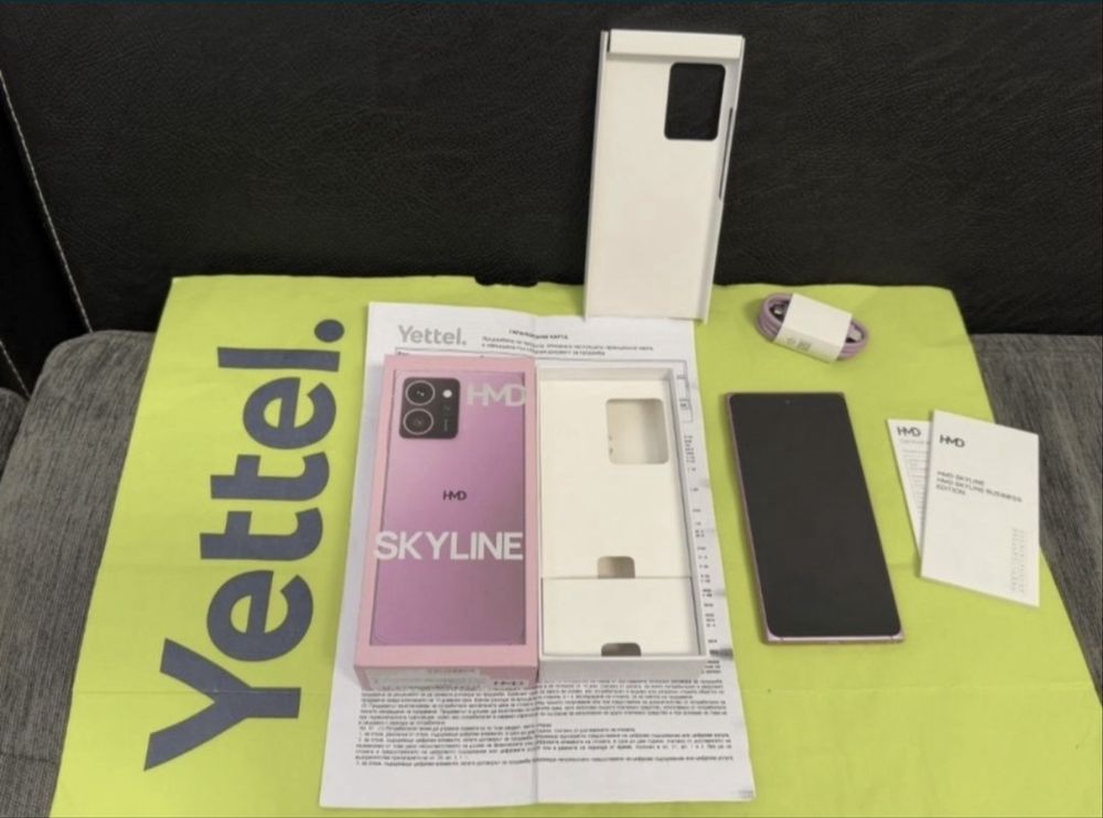 КАТО НОВ 256GB HMD Skyline Yettel Гаранция 2027г. Pink / Розов