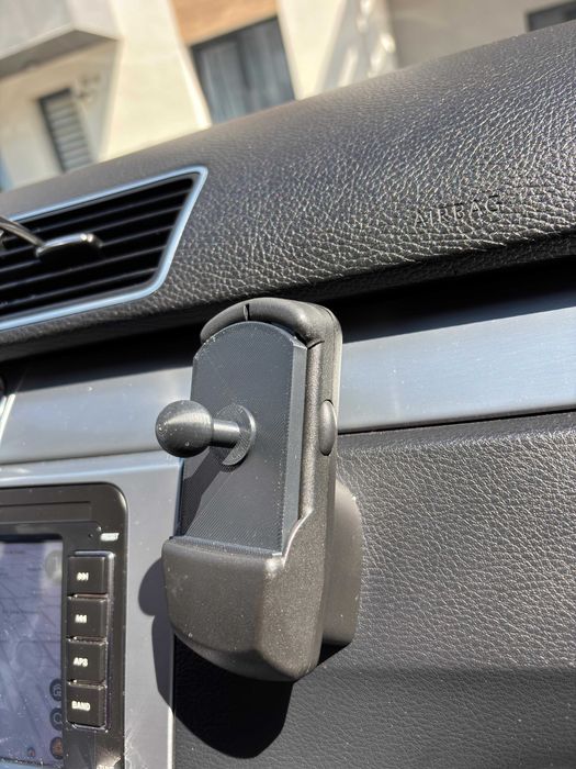 Adaptor suport telefon VW, prindere cu bila