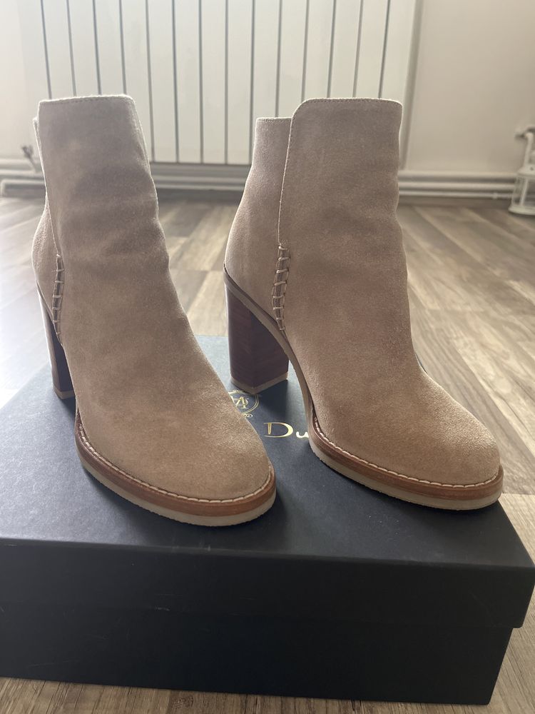 Botine piele Massimo Dutti, marimea 35