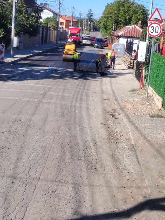 Асфалтиране,редене на бордюри,паваж,плочки
