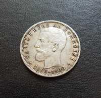 Moneda 1 leu 1906, argint