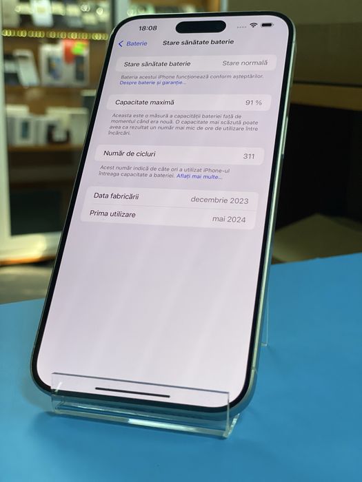 Apple iPhone 15 Pro Max 256GB, Garantie 12 luni | Lensun