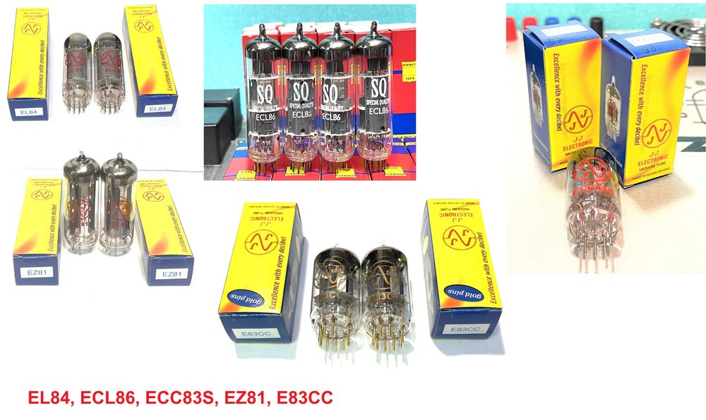 Tuburi electronice lampi audio si radio, noi EL84, ECC83, ECL86, EABC8