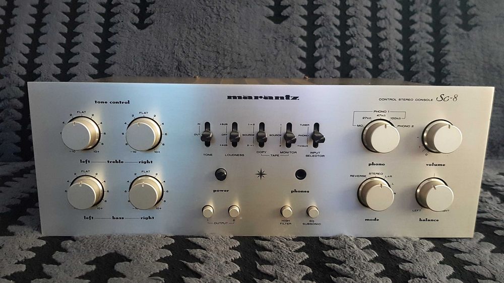 vintage MARANTZ SC-8 ESOTEC GOLD preamplificator High-End