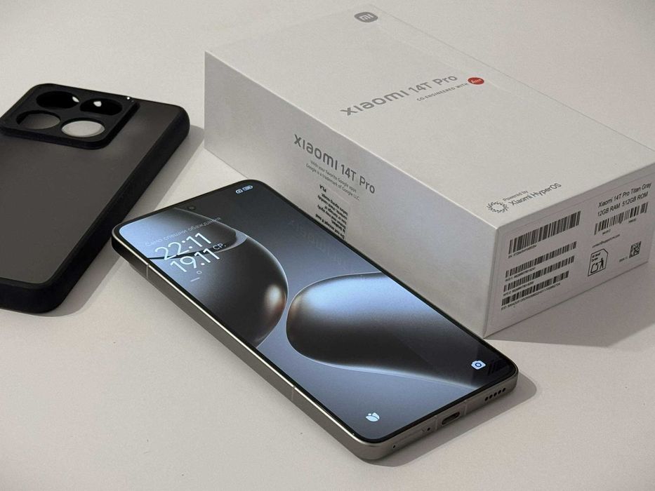 Бартер! Като НОВ! Xiaomi 14T Pro 512/12GB Titan Gray (Сив)
