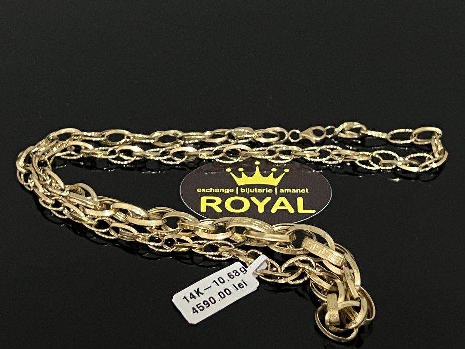 Bijuteria Royal CB : Lant aur 14k 10,63 grame