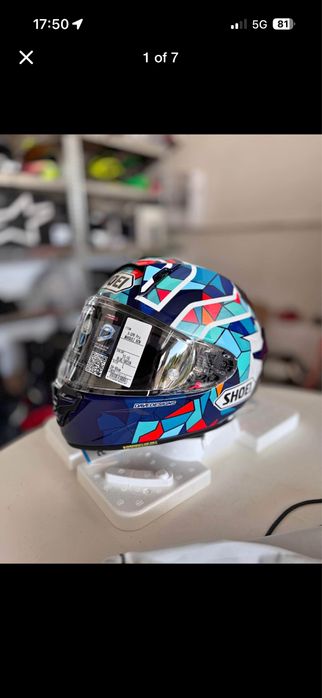 Каска Shoei X-SPR Pro - Marquez Barcelona TC10 - L